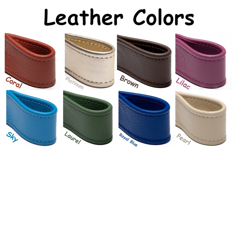 Personalized Leather Cat Collar in Full Grain Leather Engraved Info on Light Weight Aluminum Plate